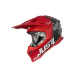 JUST 1 J39 KINETIC CAMO Black Grey Red Matt