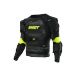 SHOT VEST OPTIMAL KID 2.0 BLACK NEON YELLOW